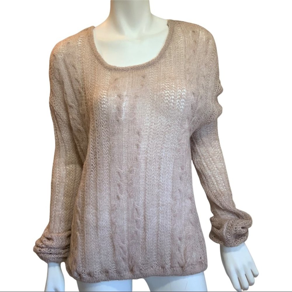 Free People Women's Angel Soft Alpaca Wool Blend Sweater size S - Picture 2 of 8